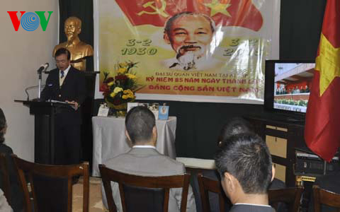 Conmemoran en Egipto fundación del Partido Comunista de Vietnam